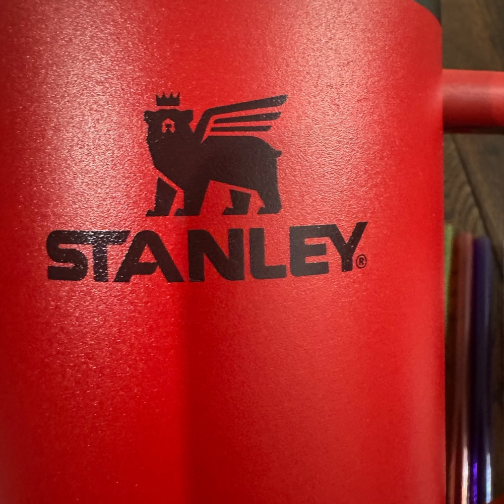 Stanley Red 40 oz Tumbler with Multi-Color Straw and Boot Bundle - Picture 7 of 15